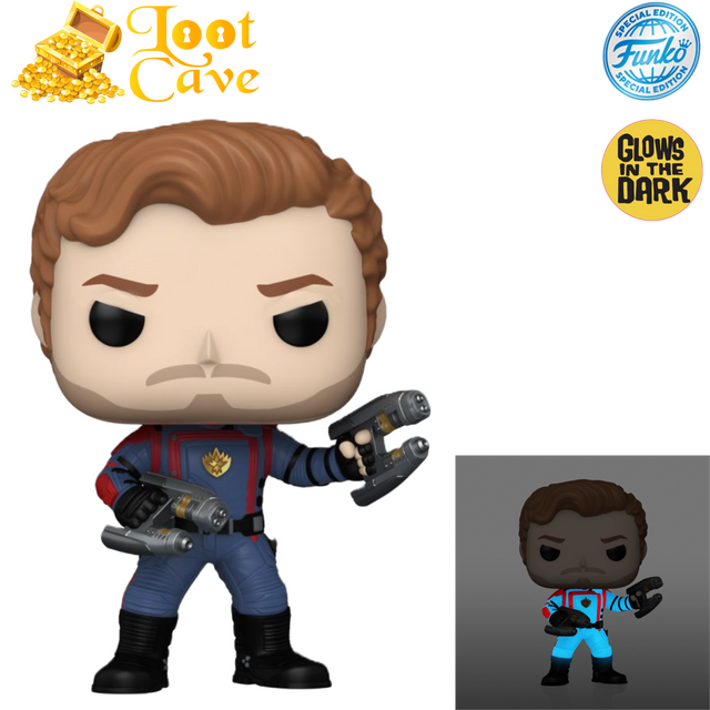 Funko Pop! Guardians of the Galaxy: Vol. 3 - Star Lord Glow in the Dar