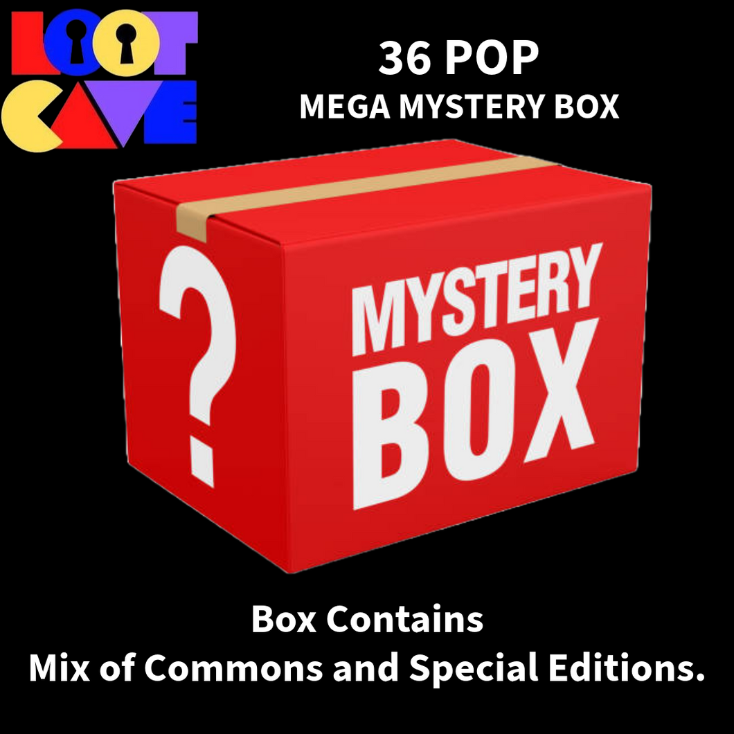 LOOT CAVE 36 POP MEGA MYSTERY BOX (BOXING DAY SPECIAL)