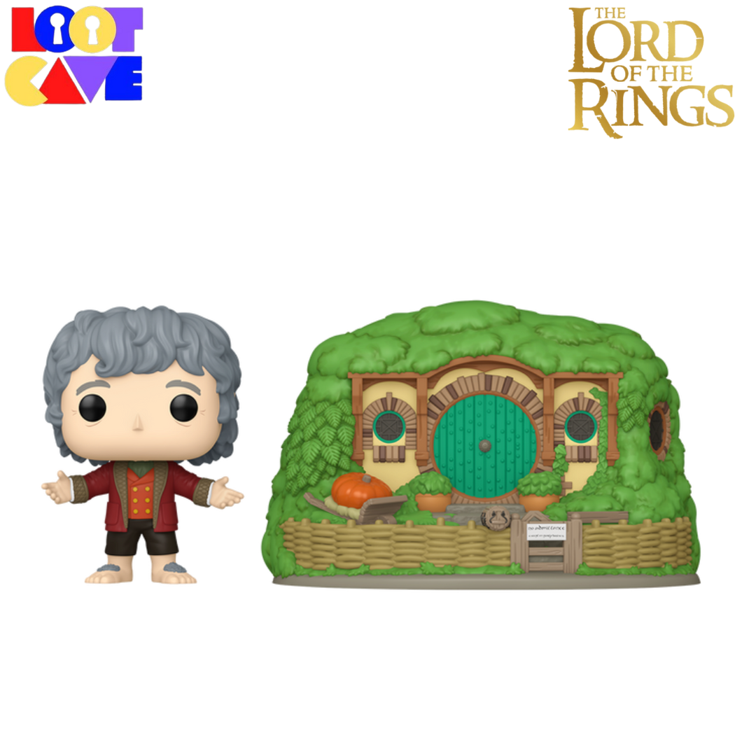 The Lord of The Rings: Bilbo Baggins with Bag-End Pop! Town