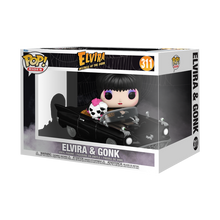 Load image into Gallery viewer, Icons: Elvira and Gonk in Macabre Mobile Deluxe Pop Ride
