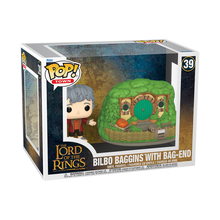 Load image into Gallery viewer, The Lord of The Rings: Bilbo Baggins with Bag-End Pop! Town
