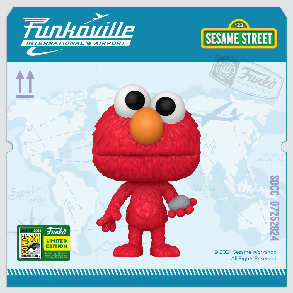 SDCC 2024: Elmo Pop Vinyl SDCC 2024 CON STICKER (IMPORT)