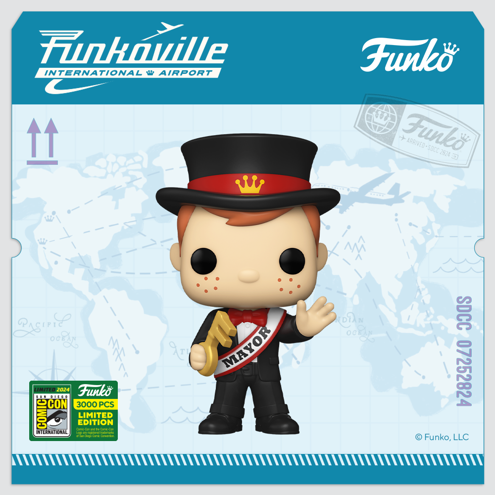 SDCC 2024: Mayor Freddy Pop Vinyl  SDCC 2024 CON STICKER (IMPORT)