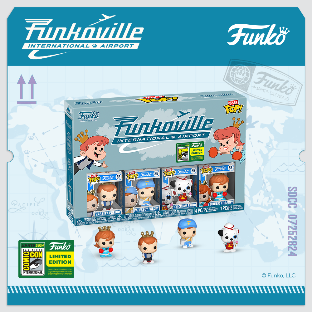 SDCC 2024: Funkoville Bitty Pop Set  SDCC 2024 CON STICKER (IMPORT)