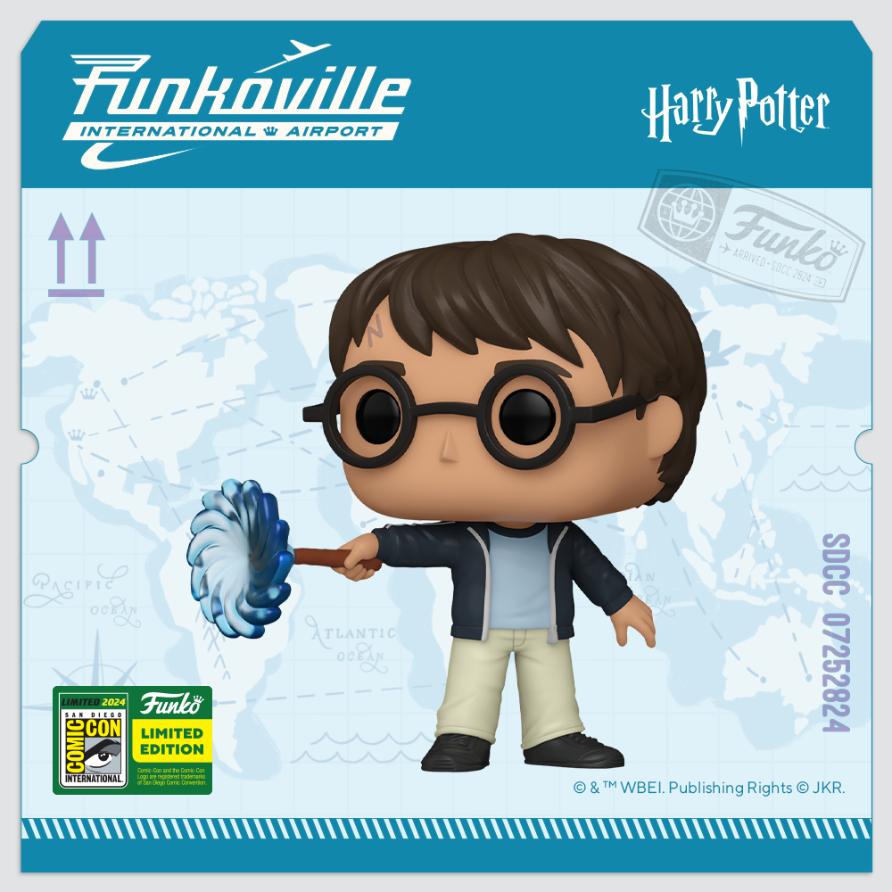 SDCC 2024: Harry Potter with Wand Pop Vinyl SDCC 2024 CON STICKER (IMPORT)