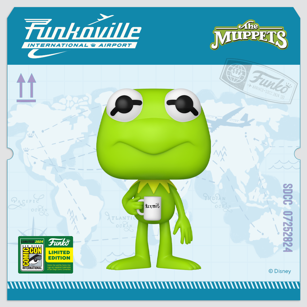 SDCC 2024: Kermit The Frog Pop Vinyl SDCC 2024 CON STICKER (IMPORT)