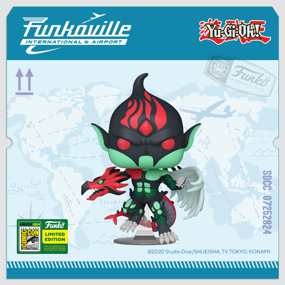 SDCC 2024: Elemental Hero Flame Wingman Pop Vinyl SDCC 2024 CON STICKER (IMPORT)