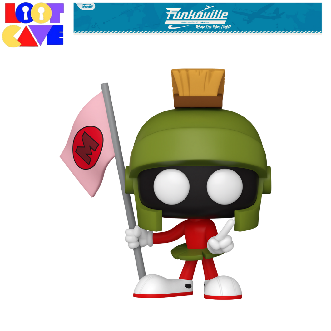 Looney Tunes - Marvin the Martian w/Flag Pop SDCC 2024 RS