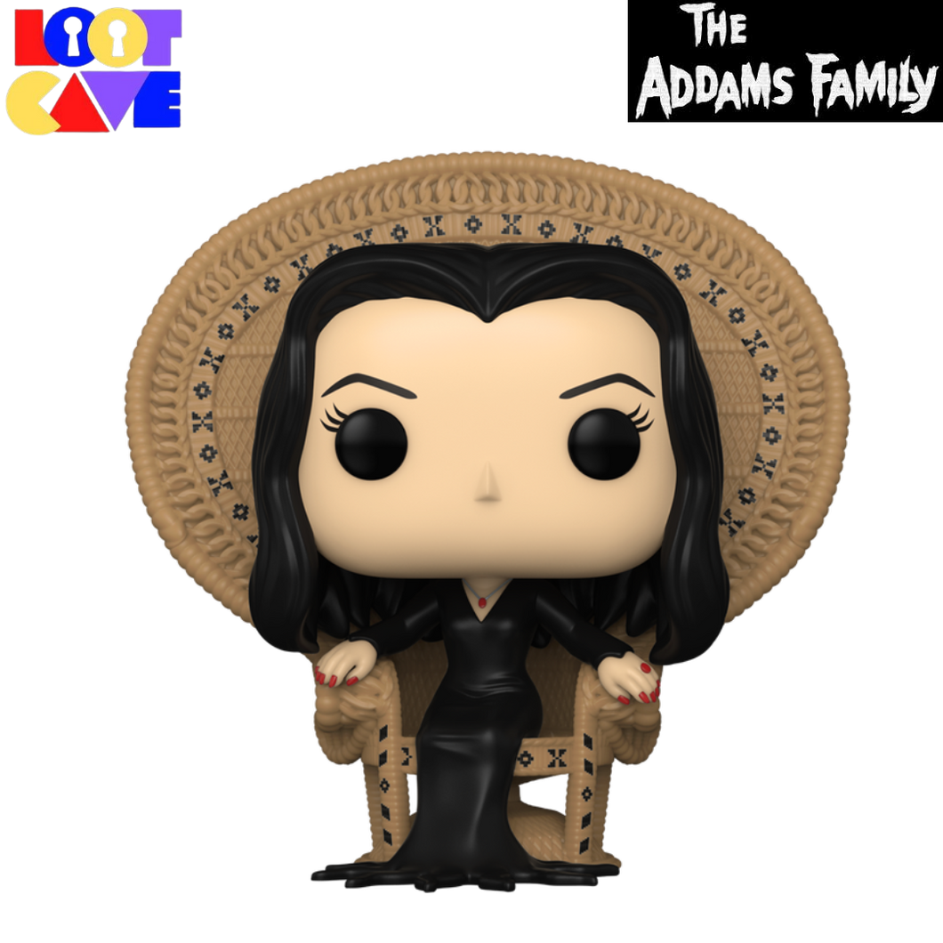 The Addams Family: Morticia Addams in Chair Deluxe Pop Vinyl