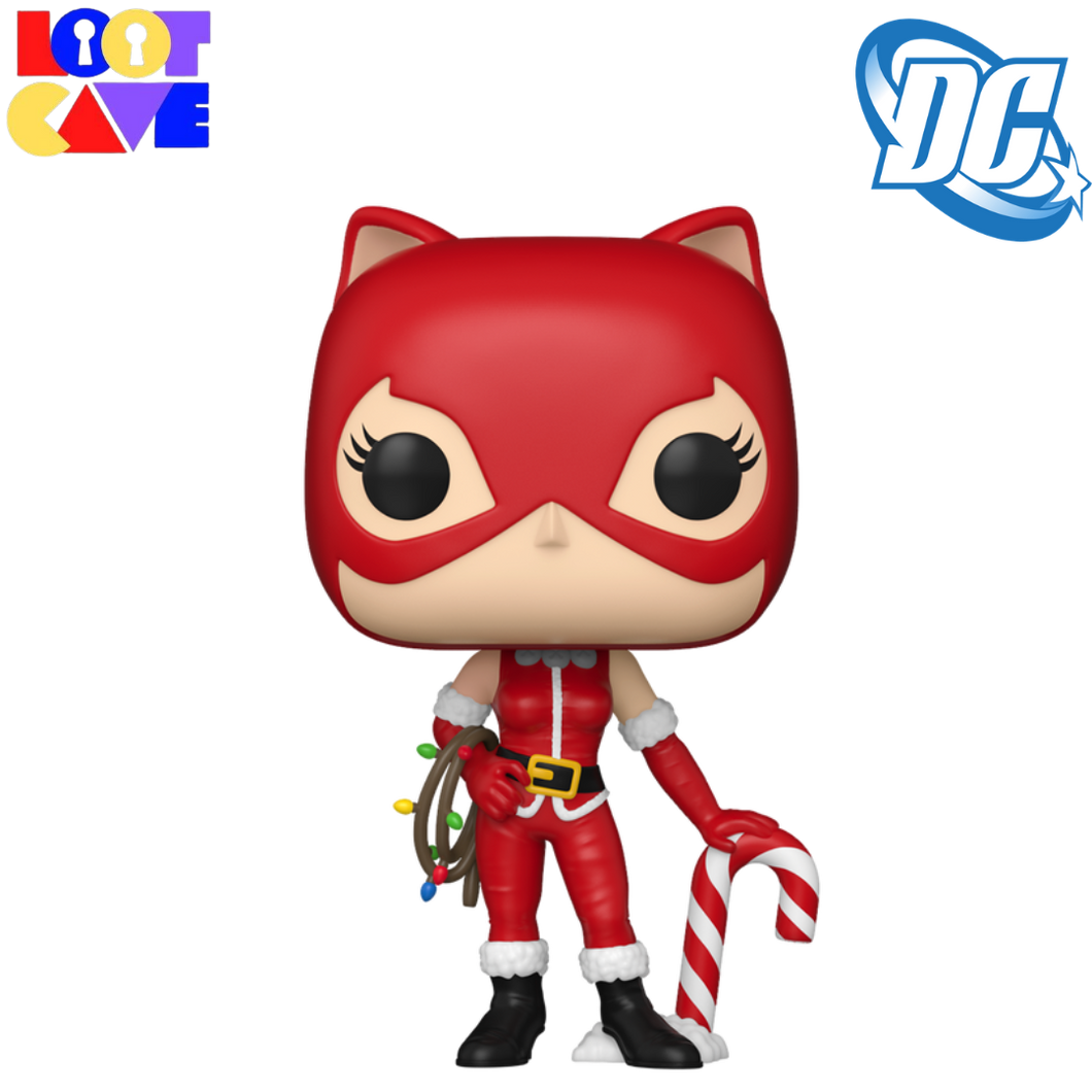 DC Comics: Catwoman with Candy Cane Holiday Pop Vinyl