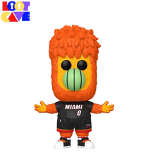 Load image into Gallery viewer, NBA Mascots: Miami Heat Burnie Pop Vinyl
