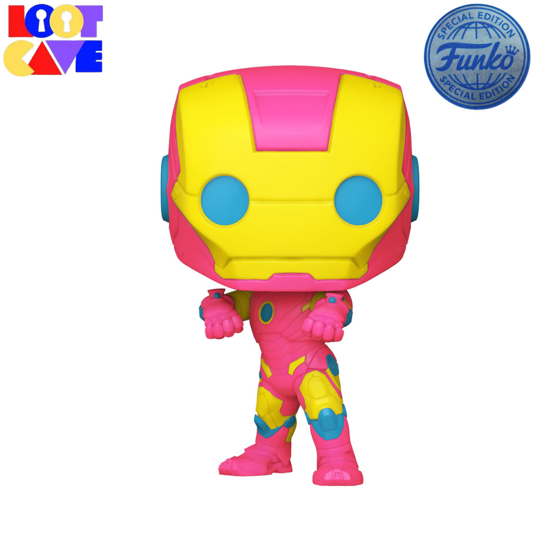 Marvel: Iron Man - Iron Man MkIII US Excllusive Black Light Pop! Vinyl