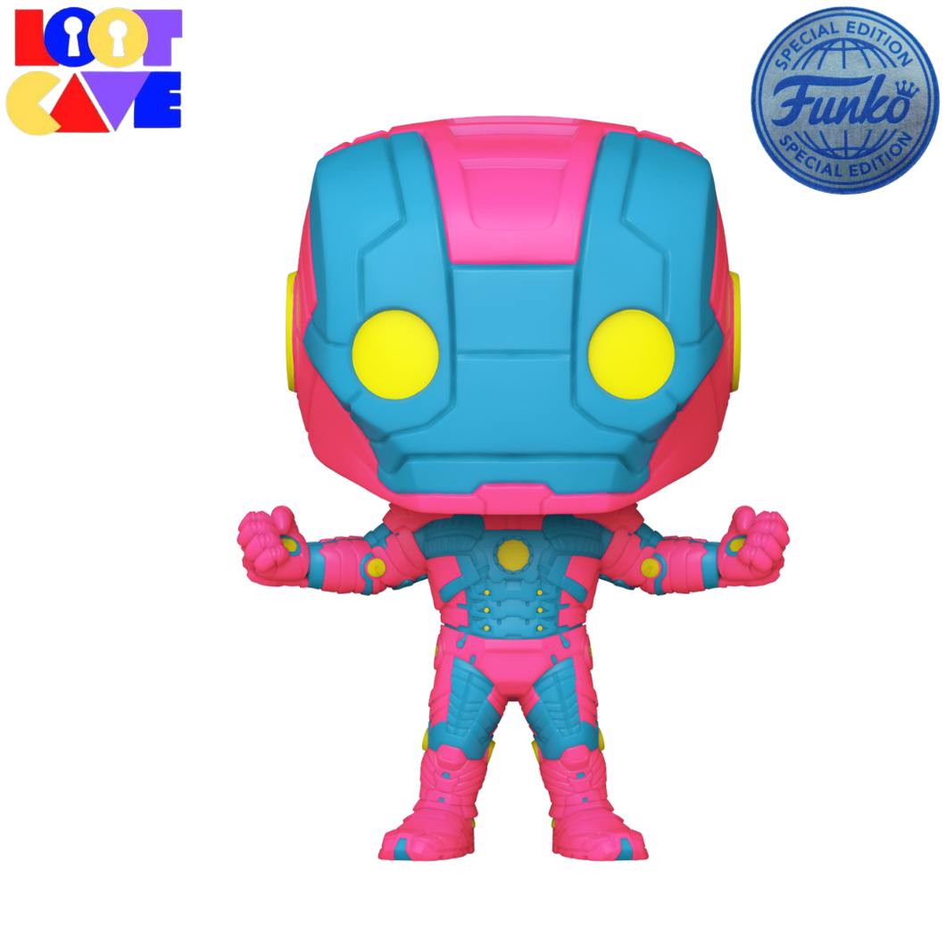 Marvel: Iron Man - Iron Man MkV US Excllusive Black Light Pop! Vinyl