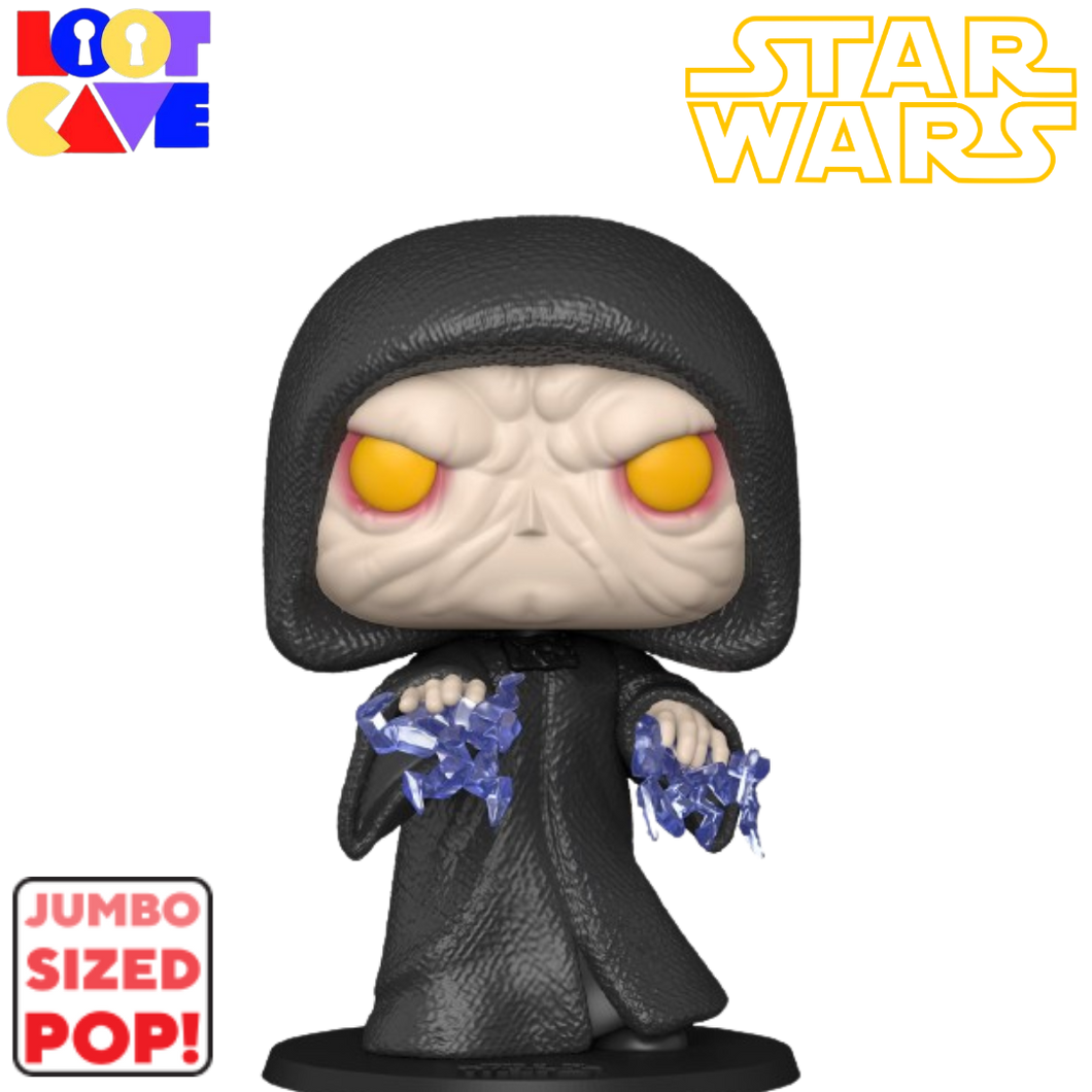 Star Wars Dark Side Emperor Palpatine Jumbo Pop! Vinyl