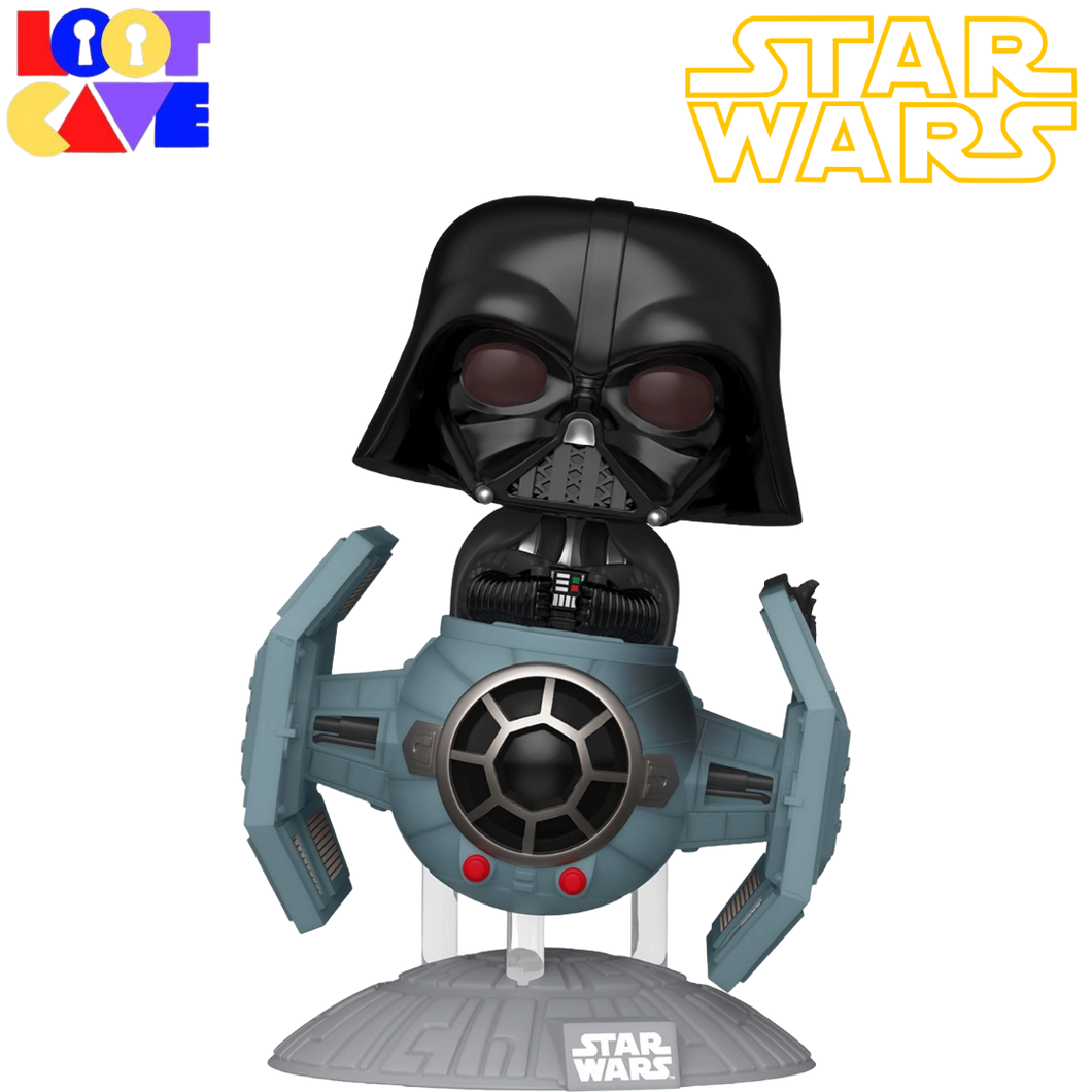 Star Wars Dark Side Darth Vader with TIE Fighter Advanced x1 Starfighter Deluxe Pop! Ride